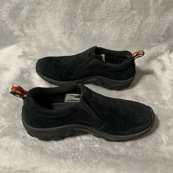 Merrell Jungle Moc Athletic Shoes Women's Black US 8 Suede Slip-On Comfort - Picture 3 of 13